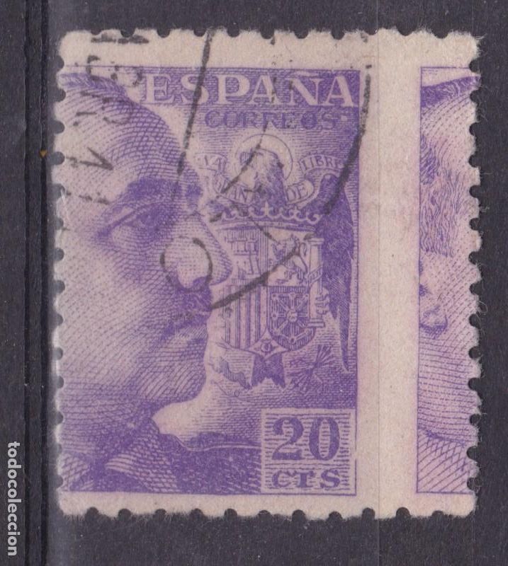 Sellos: AA13- FRANCO 20 Cts VARIEDAD Dentado MUY DEPLAZADO