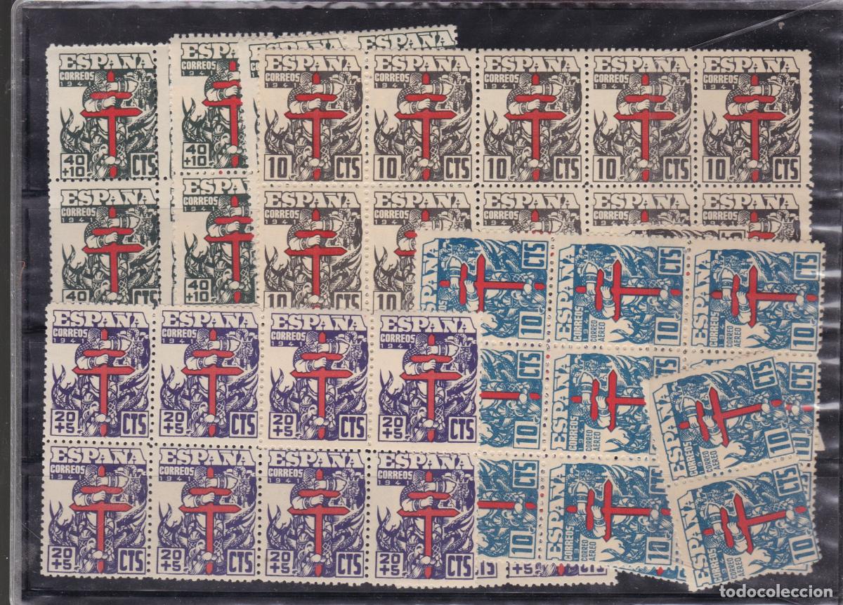 Sellos: FC-162- TUBERCULOSOS 1941 Edifil 948 /51 x 12 Series Nueva ** Sin Fijasellos