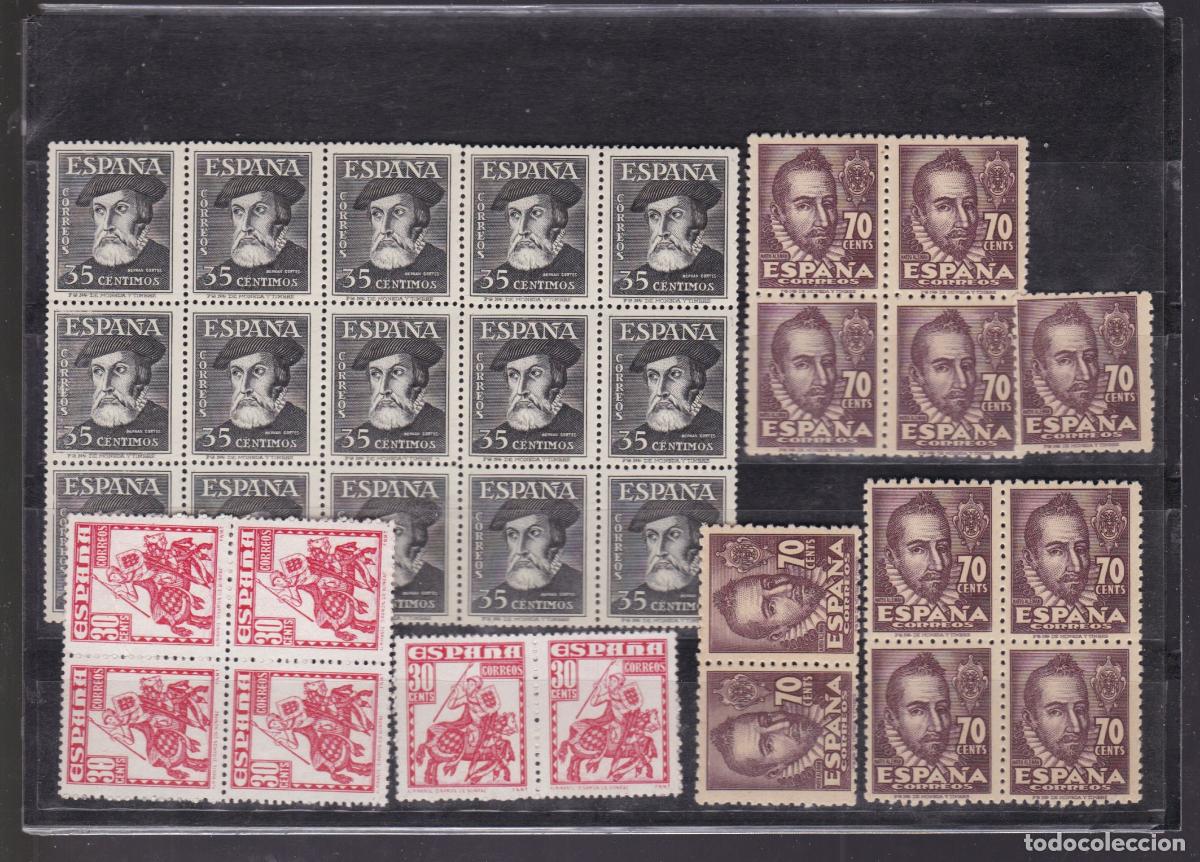 Sellos: FC-199-PERSONAJES Lote 33 Sellos Edifil 1033 y 1035/36 ** Sin Fijasellos . Perfectos + 70 euros