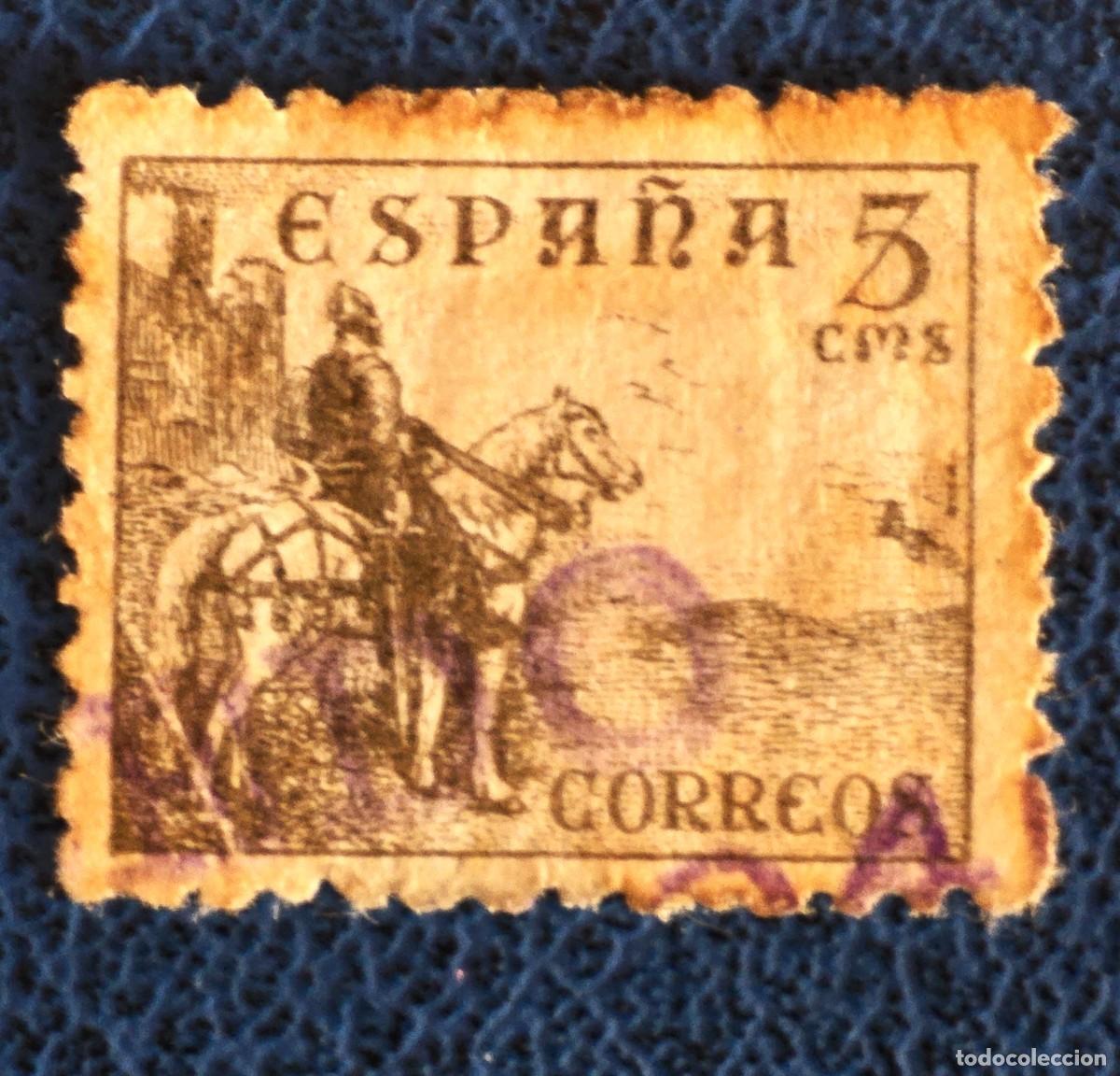 Sellos: SELLO USADO ESPA&Ntilde;A 1937-1949 - EL CID CAMPEADOR 5 CENT