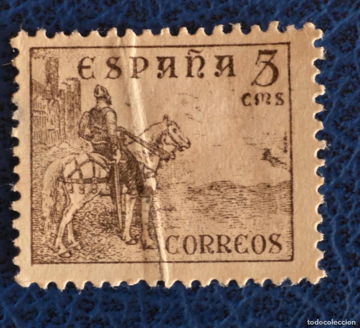 Sellos: SELLO USADO ESPA&Ntilde;A 1937-1949 - EL CID CAMPEADOR 5 CENT