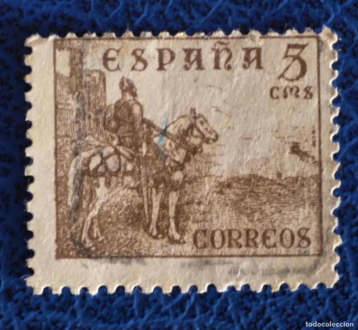 Sellos: SELLO USADO ESPA&Ntilde;A 1937-1949 - EL CID CAMPEADOR 5 CENT