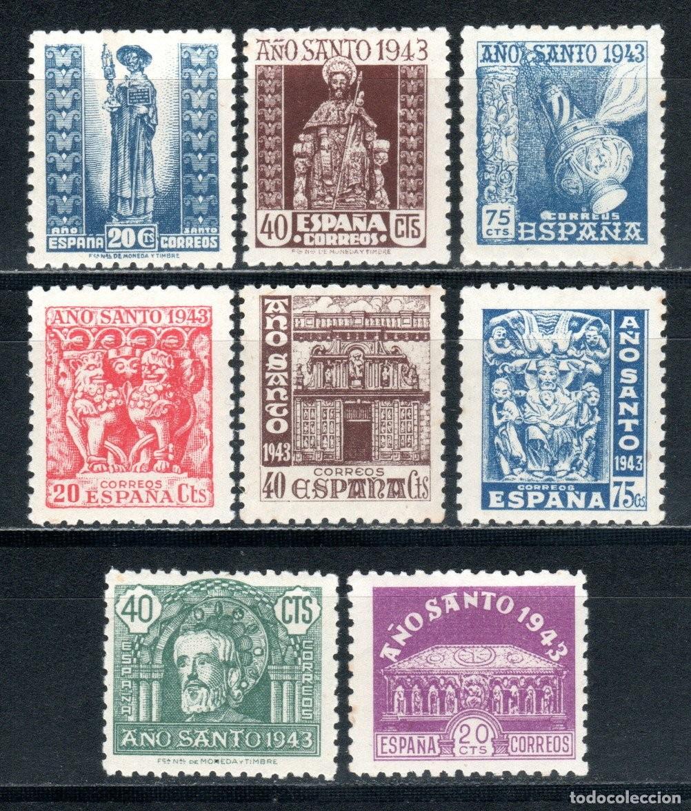 Sellos: EDIFIL 961-969 A&Ntilde;O SANTO COMPOSTELANO 1943 (SERIE COMPLETA). VALOR CAT&Aacute;LOGO: 145 &euro;. MNH **