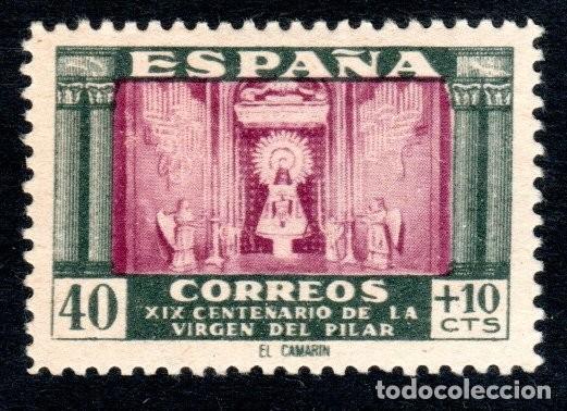 Sellos: EDIFIL 998 VIRGEN DEL PILAR 1946. VALOR CAT&Aacute;LOGO: 5,20 &euro;. MNH **