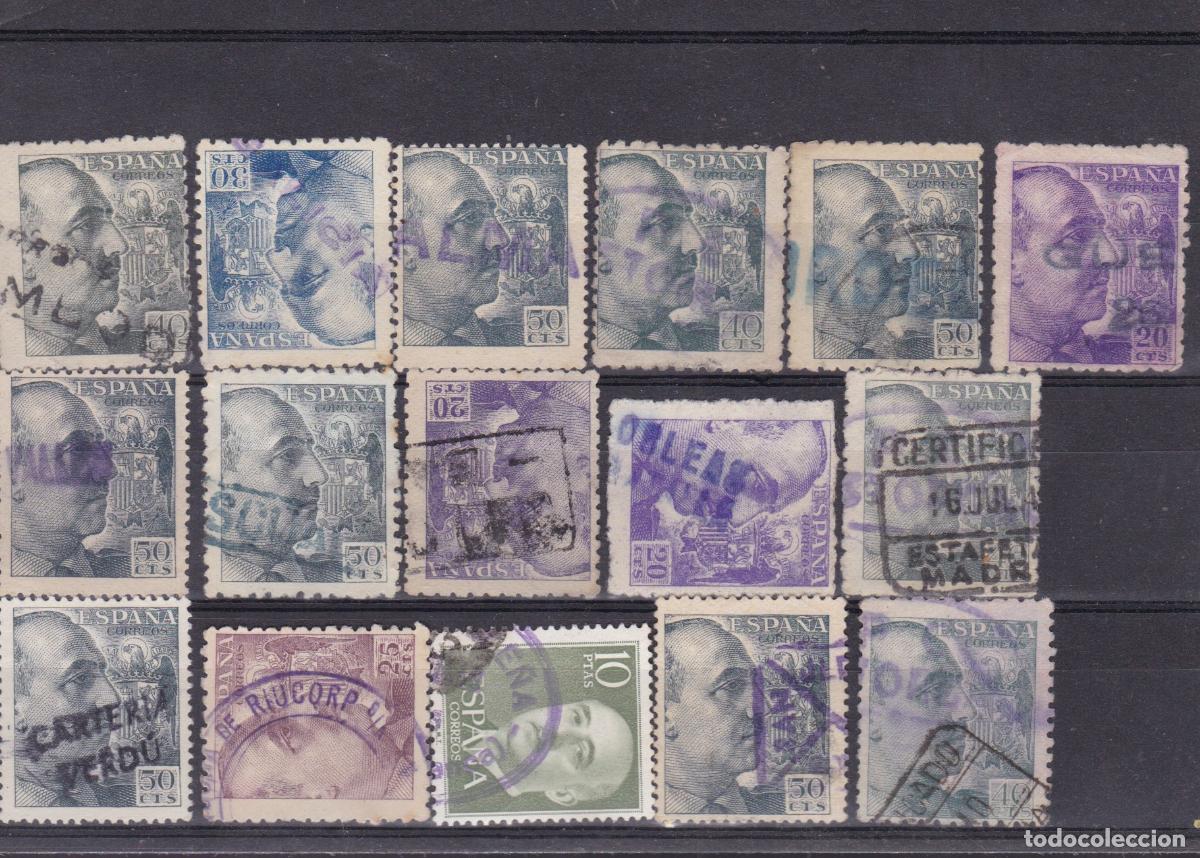 Sellos: FC-290-FRANCO x 16 Sellos MATASELLOS LINEALES , CARTERIAS y Similares