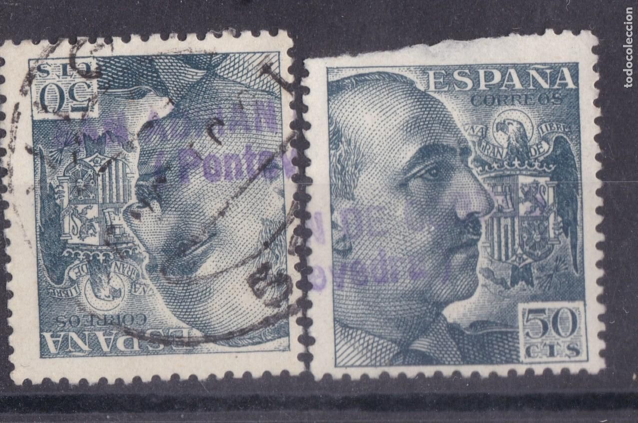Sellos: AA14- FRANCO Matasellos Lineal SAN ADRIAN DE CORBES Pontevedra