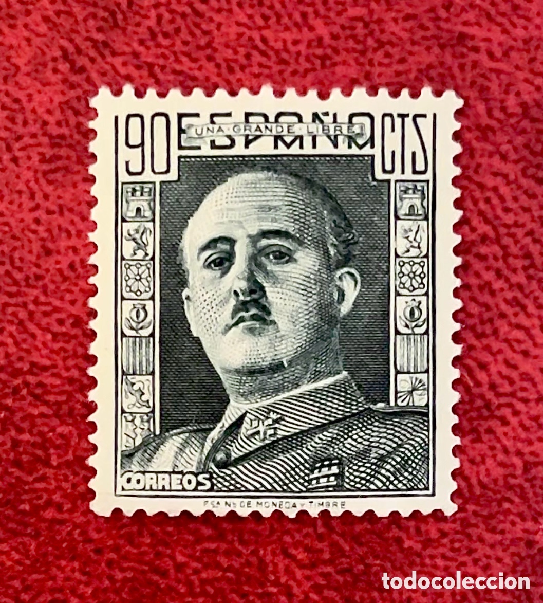 Sellos: Sello General Franco Post Guerra Civil 1946