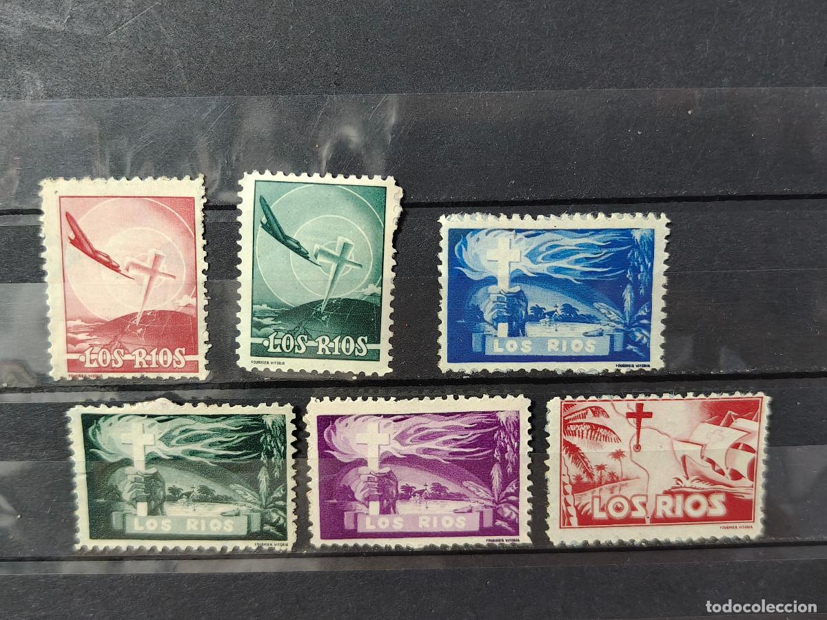 Sellos: Espa&ntilde;a sellos Vi&ntilde;etasMisiones BILBAO,VIZCAYA. Evangelizaci&oacute;n &rdquo;Los R&iacute;os&rdquo;(Rio Katanga- El Congo),1948