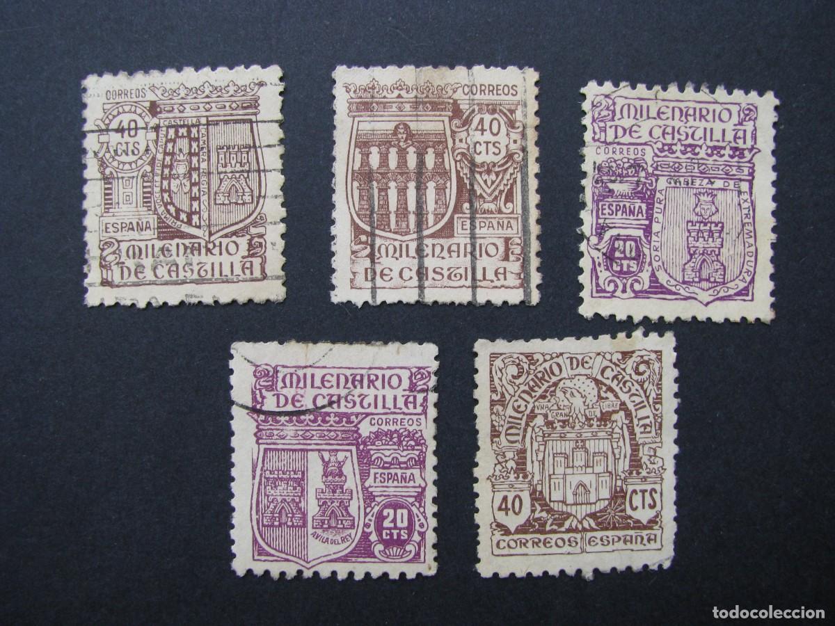Sellos: SELLOS DE MILENARIO DE CASTILLA. 1944