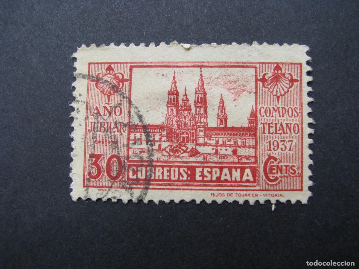 Sellos: SELLO A&Ntilde;O JUBILAR COMPOSTELANO 1937