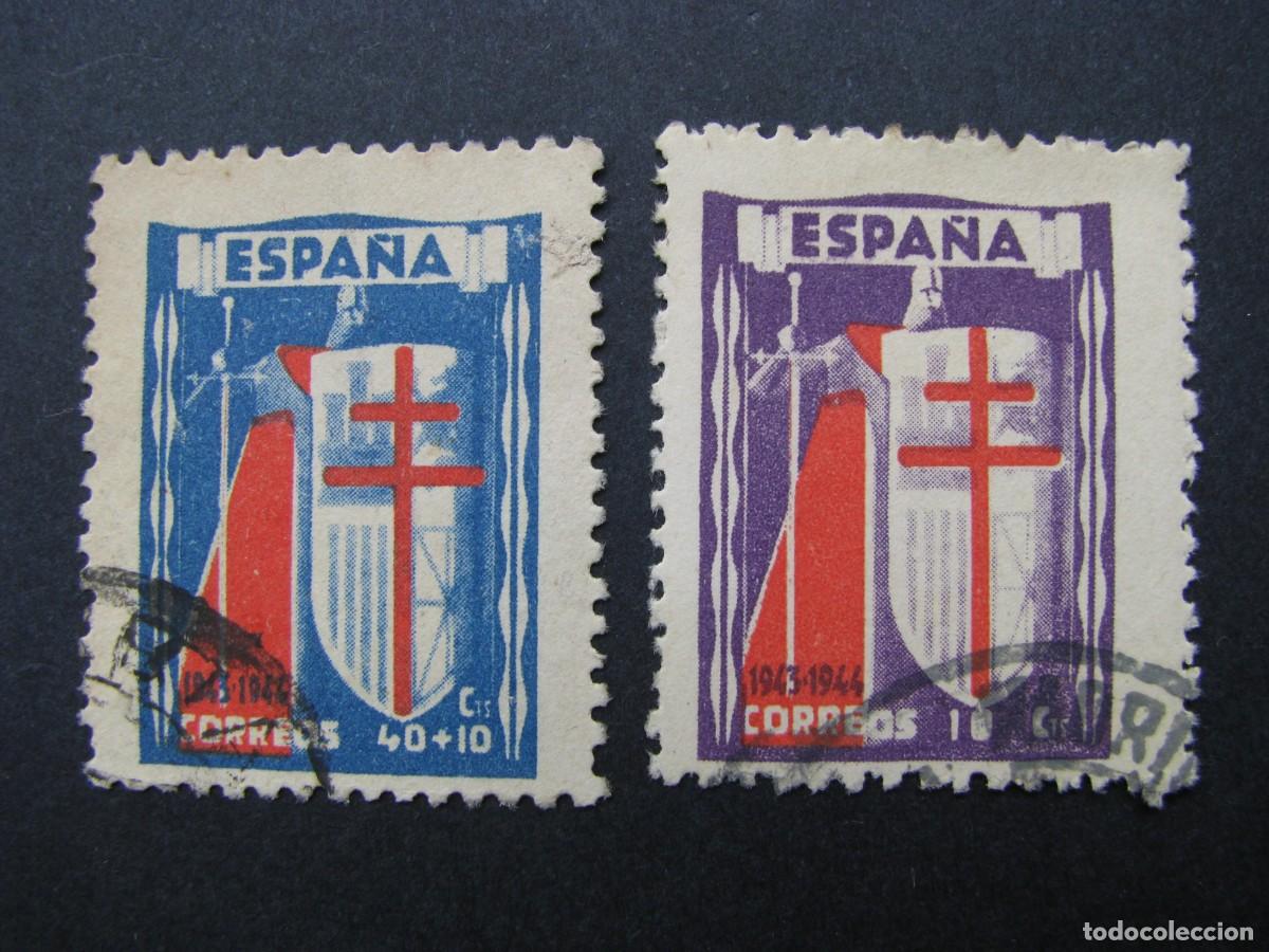 Sellos: SELLOS DE ESPA&Ntilde;A. PRO TUBERCULOSIS 1943 1944