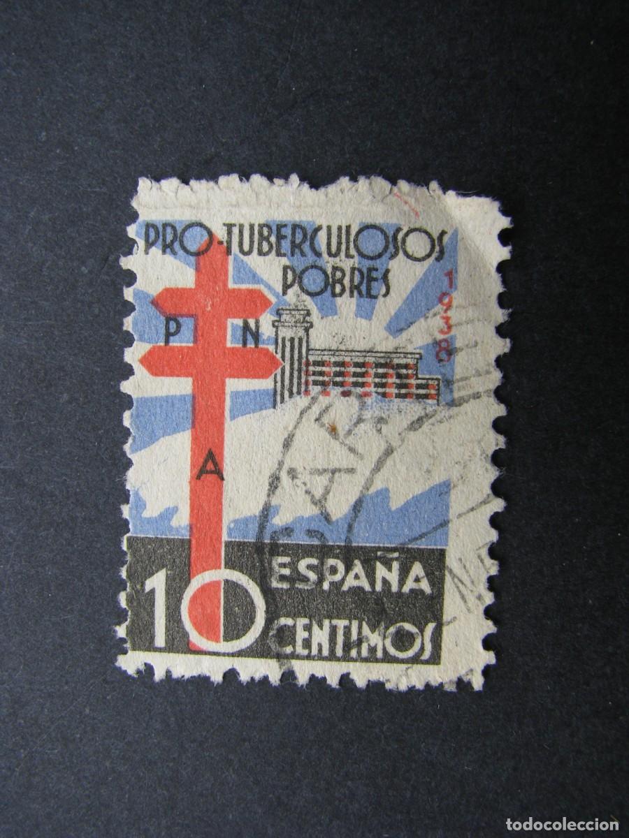 Sellos: SELLO DE ESPA&Ntilde;A. PRO TUBERCULOSIS 1938