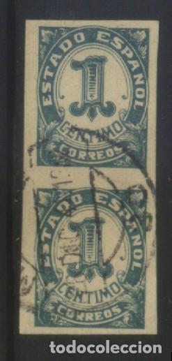Sellos: S-12174- ESPA&Ntilde;A 1940. CIFRA. DOS JUNTAS