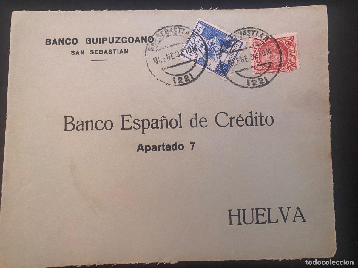Sellos: Espa&ntilde;a cubierta de carta - Foto 1