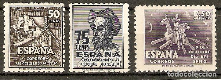 Selos: 1947 CENTENARIO DE CERVANTES EDIFIL 1012/4** SIN FIJASELLOS