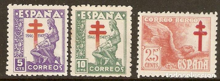 Timbres: 1946 TUBERCULOSOS EDIFIL 1008/0** SIN FIJASELLOS
