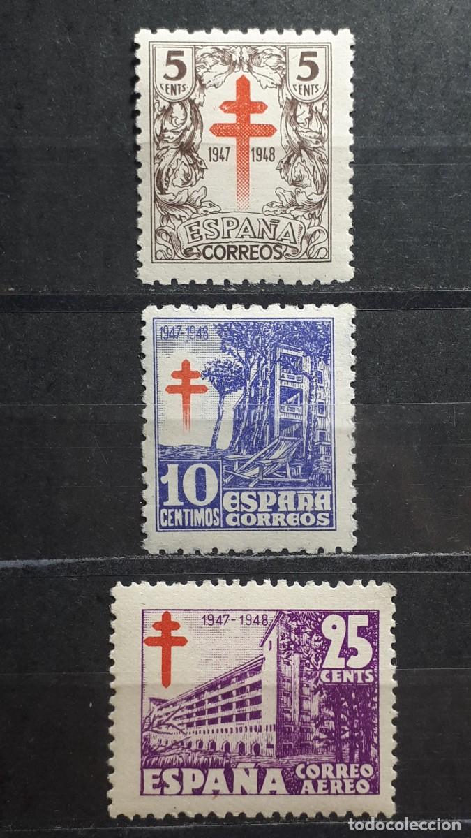 Sellos: ESPA&Ntilde;A . A&ntilde;o 1947. **. Edifil 1017/9