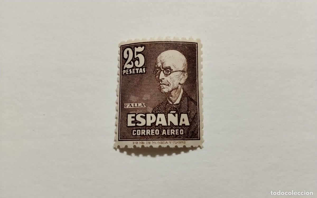 Briefmarken: ESPA&Ntilde;A - 1947 - ESTADO ESPA&Ntilde;OL - EDIFIL 1015 - MNH** - NUEVO - AEREO - FALLA