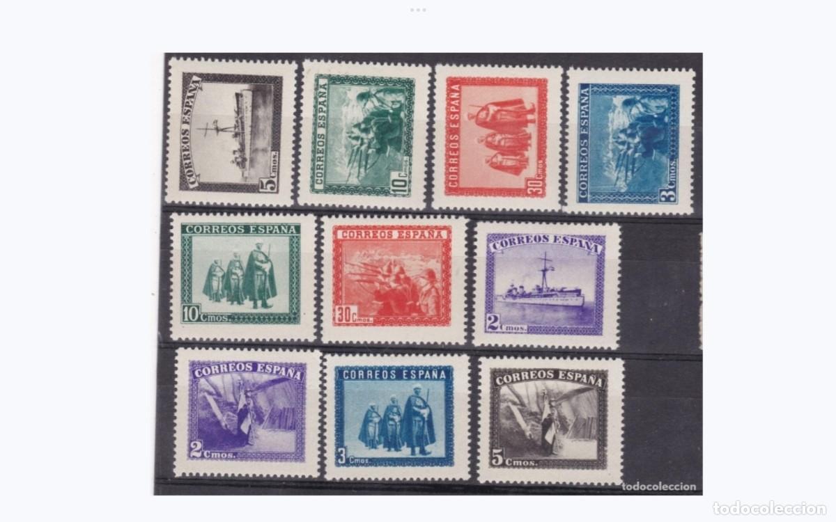 Timbres: ESPA&Ntilde;A - 1938 - ESTADO ESPA&Ntilde;OL - EDIFIL SH 849 - SERIE COMPLETA - MH* - NUEVOS.