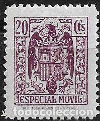 Sellos: FISCALES, 1937 Timbre Especial M&oacute;vil, ALEMANY n&ordm; 84 * * lujo