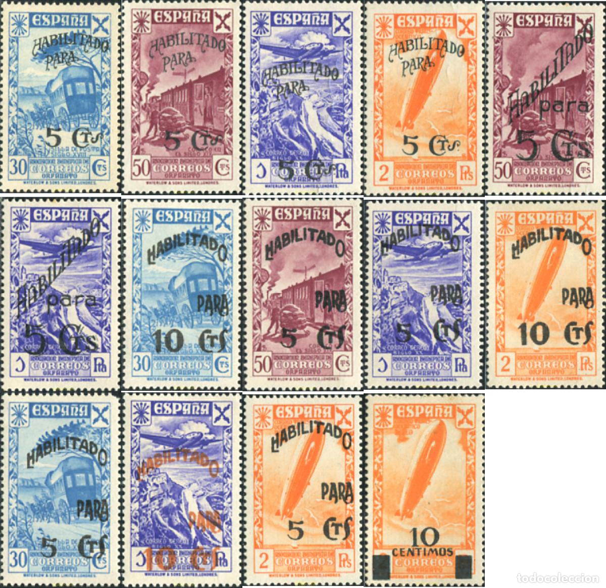 Sellos: 794279 HINGED ESPA&Ntilde;A 1940 HISTORIA DEL CORREO