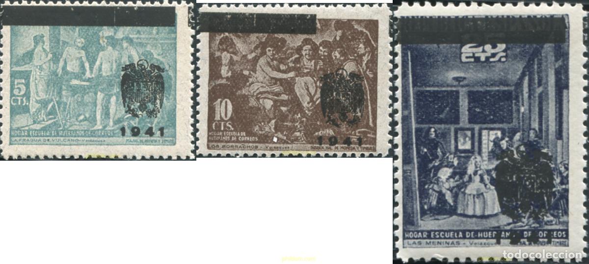 Sellos: 794282 MNH ESPA&Ntilde;A 1941 PINTURAS DE VELAZQUEZ
