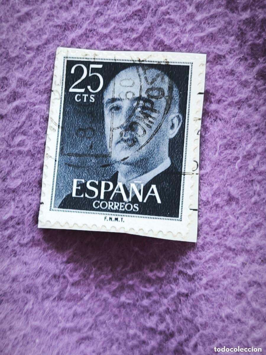 Selos: Sello Espa&ntilde;a 25 C&eacute;ntimos Francisco Franco | Correos | Filatelia Espa&ntilde;ola