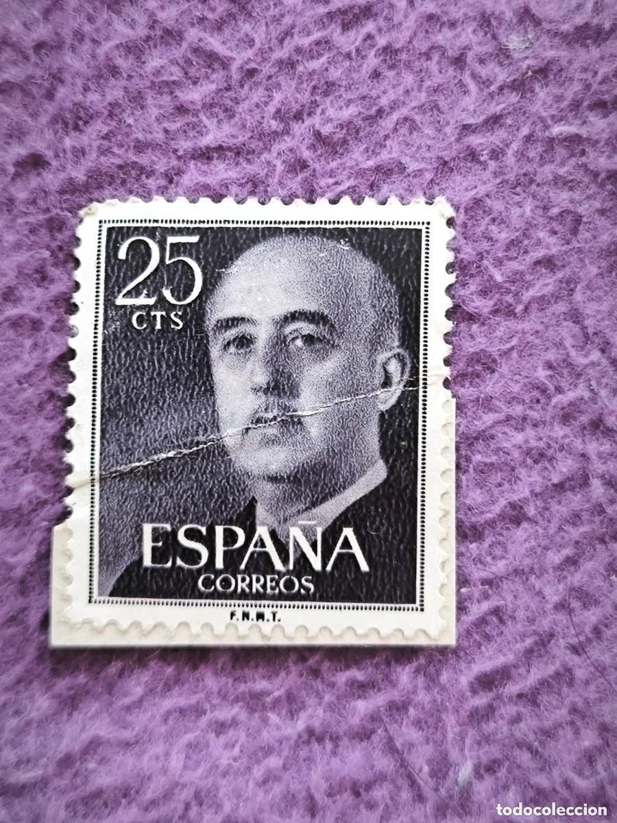 Selos: Sello Espa&ntilde;a 25 C&eacute;ntimos Francisco Franco | Correos | Filatelia Espa&ntilde;ola