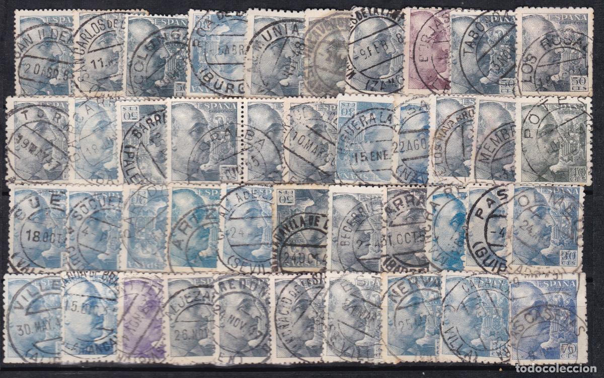 Sellos: FC-298-FRANCO x 42 Sellos Bonitos Matasellos FECHADOR