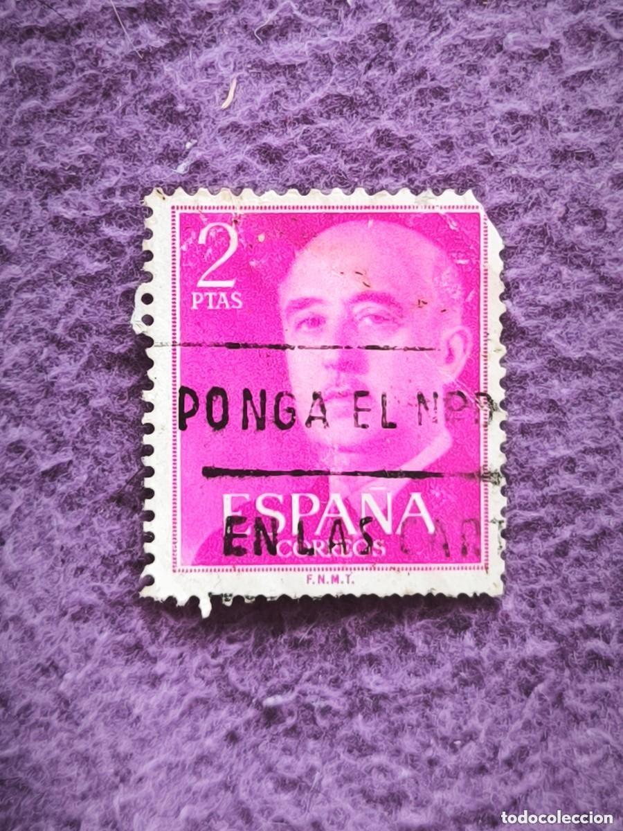 Sellos: Sello Espa&ntilde;a 2 Pesetas General Franco Cl&aacute;sico Filatelia Coleccionismo