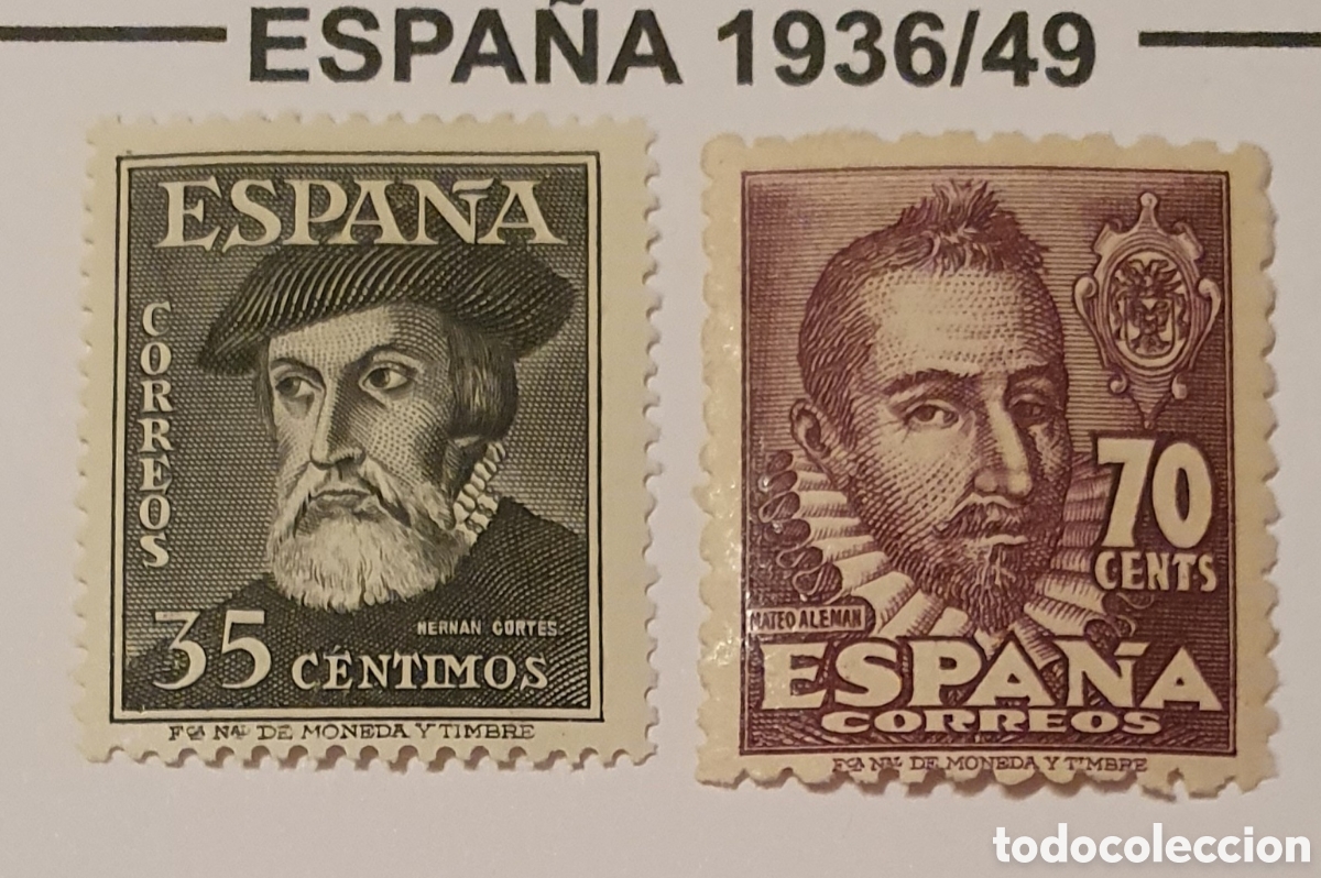Timbres: Edifil 1035 y 1036 NUEVOS