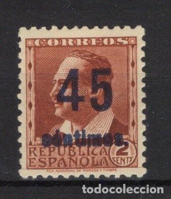 Sellos: PC146 Sellos Espa&ntilde;a a&ntilde;o 1938 Edifil NE28** sello original en NUEVO marquillado v.c. 100 &euro;