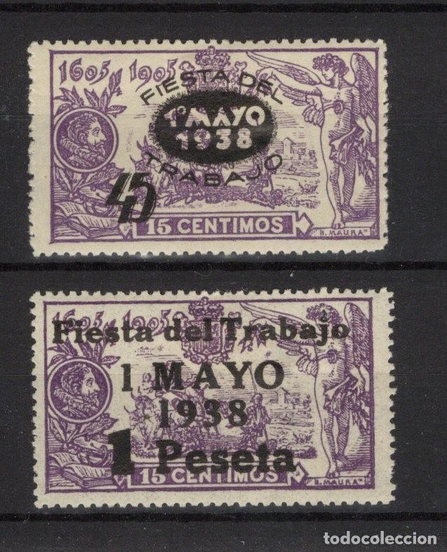 Timbres: PC153 Sellos Espa&ntilde;a a&ntilde;o 1938 Edifil 761/762* sellos originales en NUEVO v.c. 12 &euro;