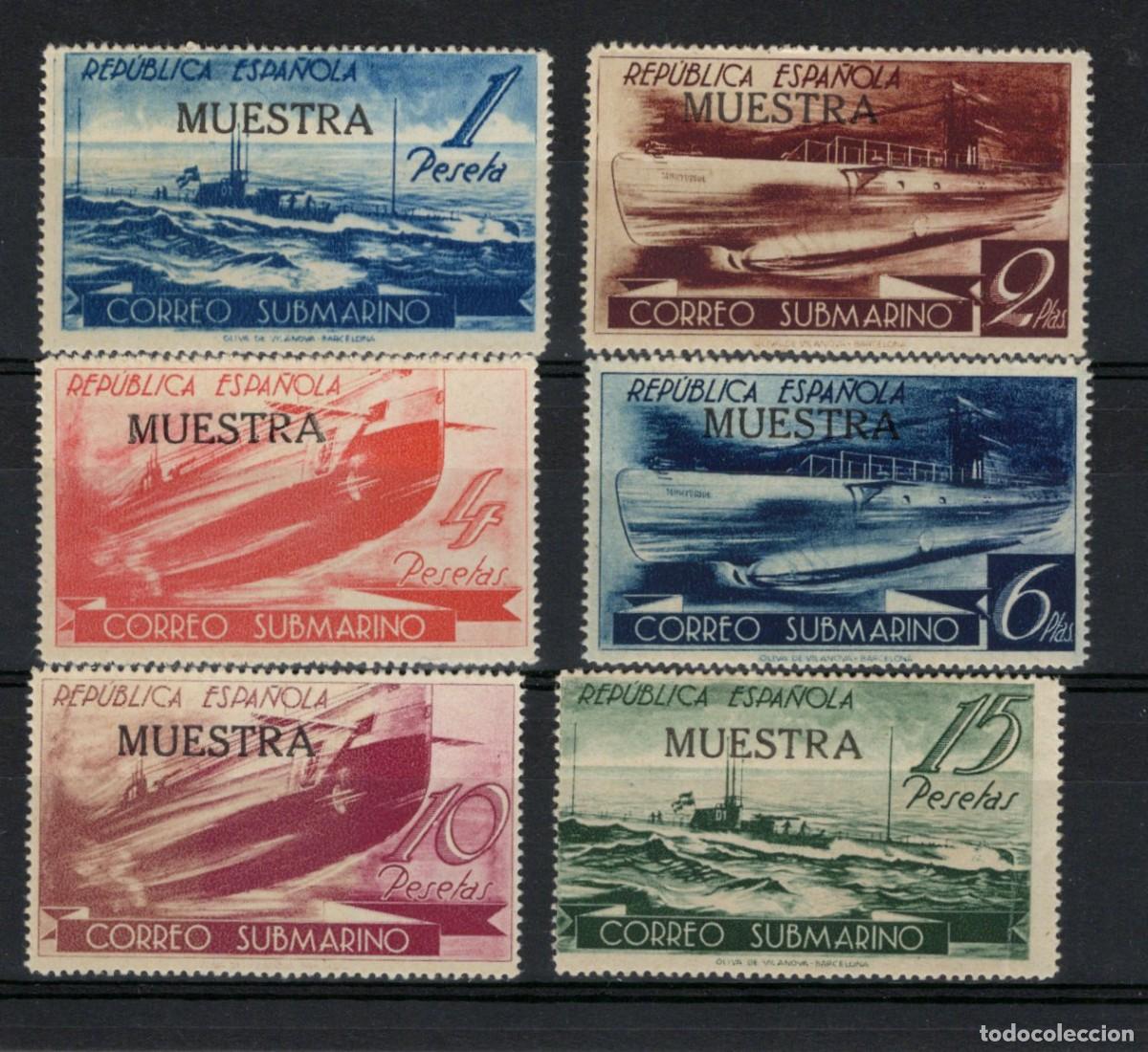 Sellos: PC159 Sellos Espa&ntilde;a a&ntilde;o 1938 Edifil 775M/780M*-(*)en NUEVO SERIE COMPLETA v.c. 360 &euro;