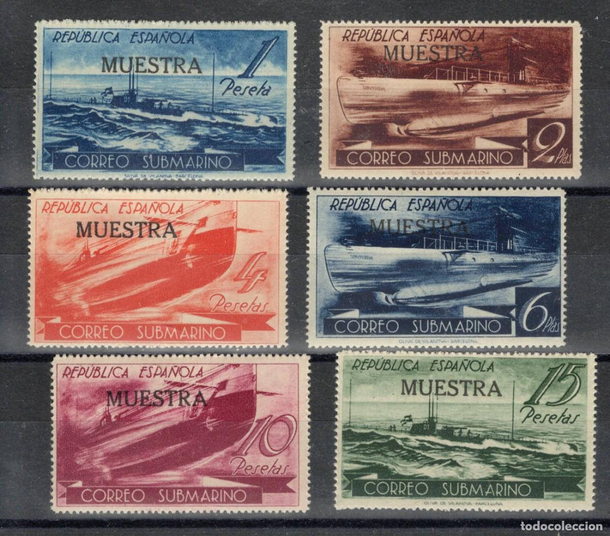 Timbres: PC160 Sellos Espa&ntilde;a a&ntilde;o 1938 Edifil 775M/780M** en NUEVO sobrecarga muestra negro v.c. 650 &euro;