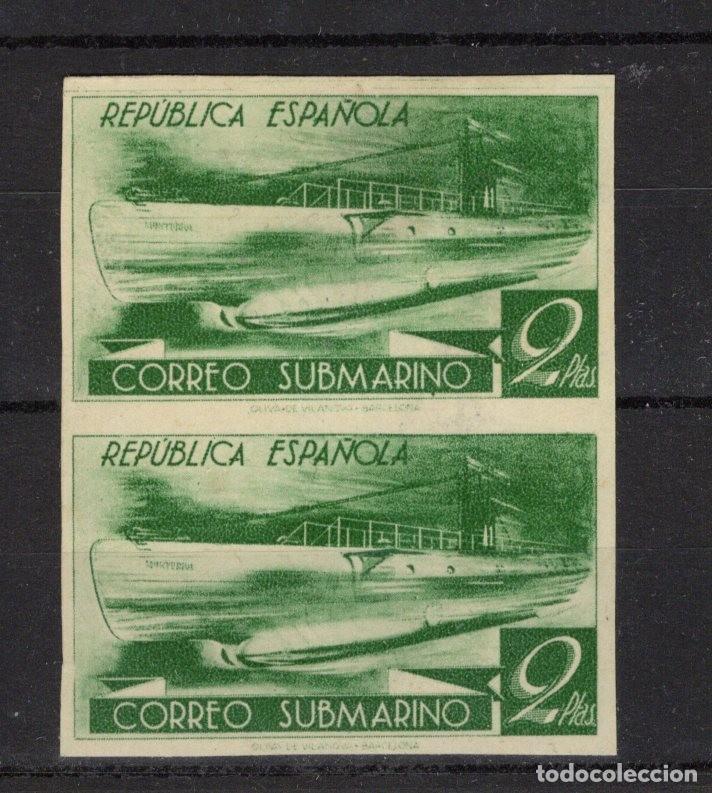 Sellos: PC162 Sellos Espa&ntilde;a a&ntilde;o 1938 Edifil 776ccs cambio color en pareja v.c. 108 &euro;