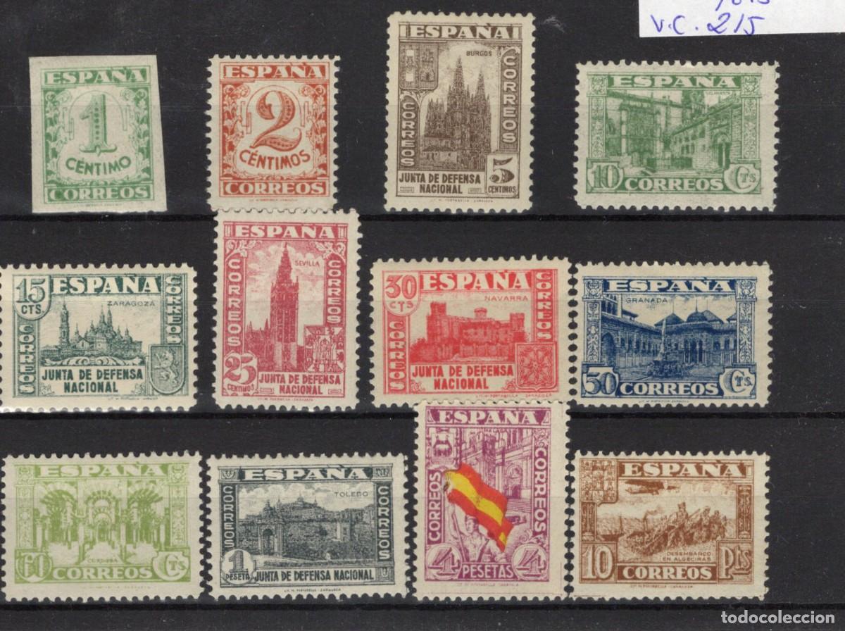Timbres: PC171 Sellos Espa&ntilde;a a&ntilde;o 1936 Edifil 802/813* sellos originales en NUEVO SERIE COMPLETA v.c. 215 &euro;