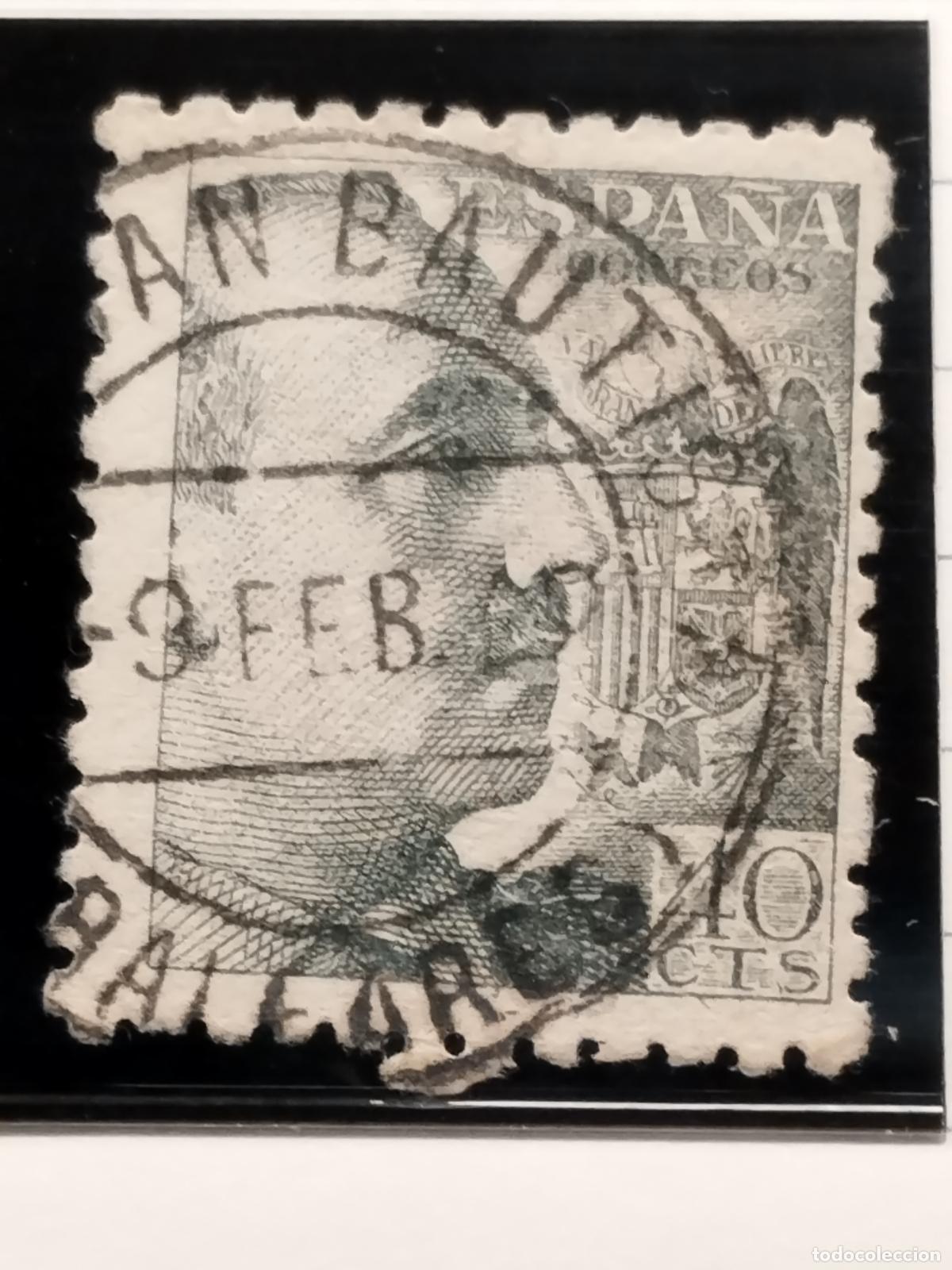 Briefmarken: FAC ESPA&Ntilde;A. EDIFIL 925. FECHADOR DE SAN BAUTISTA. BALEARES. BONITO Y RARO.