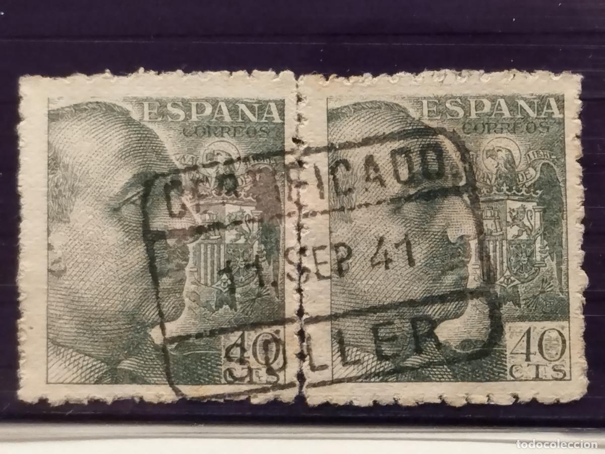 Sellos: FAC ESPA&Ntilde;A. EDIFIL 925 EN PAREJA. CERTIFICADO DE SOLLER. BALEARES. LUJO