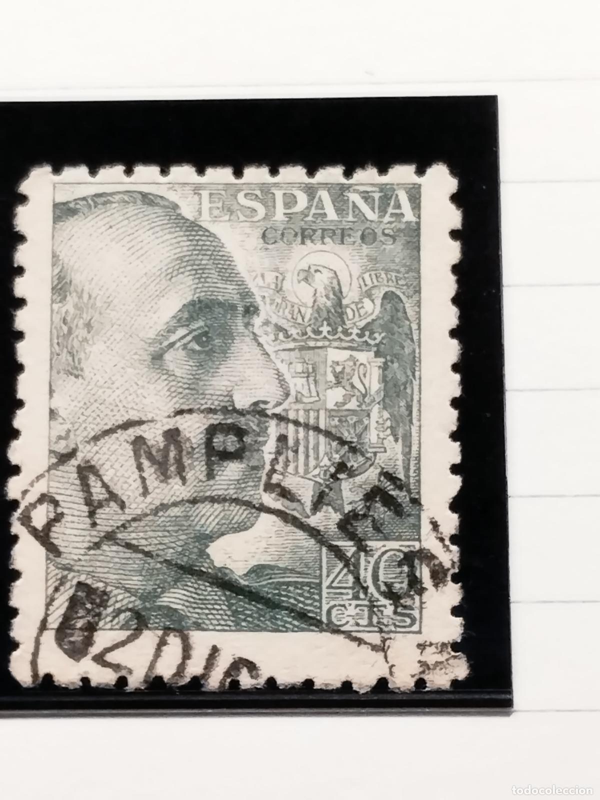Francobolli: FAC ESPA&Ntilde;A. EDIFIL 925. FECHADOR DE PAMPLIEGA. BURGOS. LUJO Y RARO.