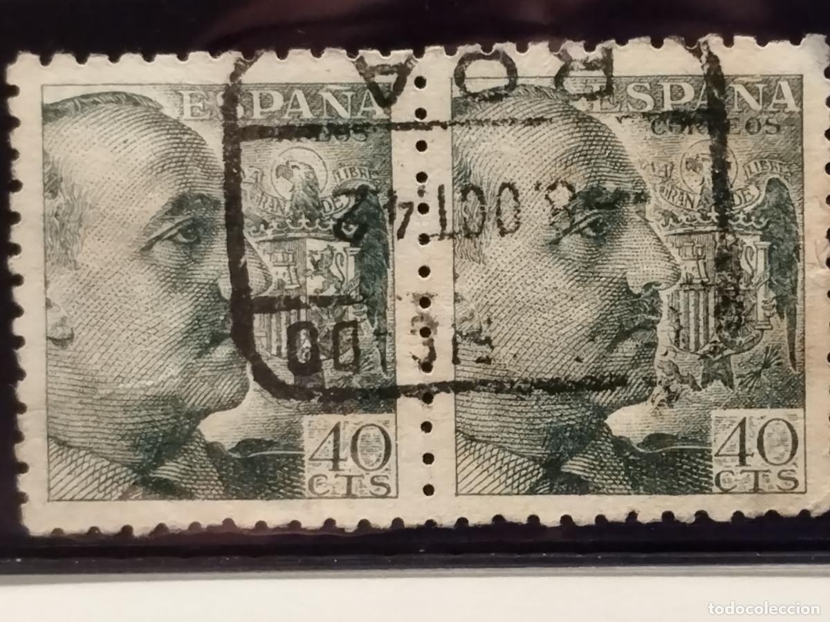 Briefmarken: FAC ESPA&Ntilde;A. EDIFIL 925 EN PAREJA.CERTIFICADO DE ROA. BURGOS. LUJO.
