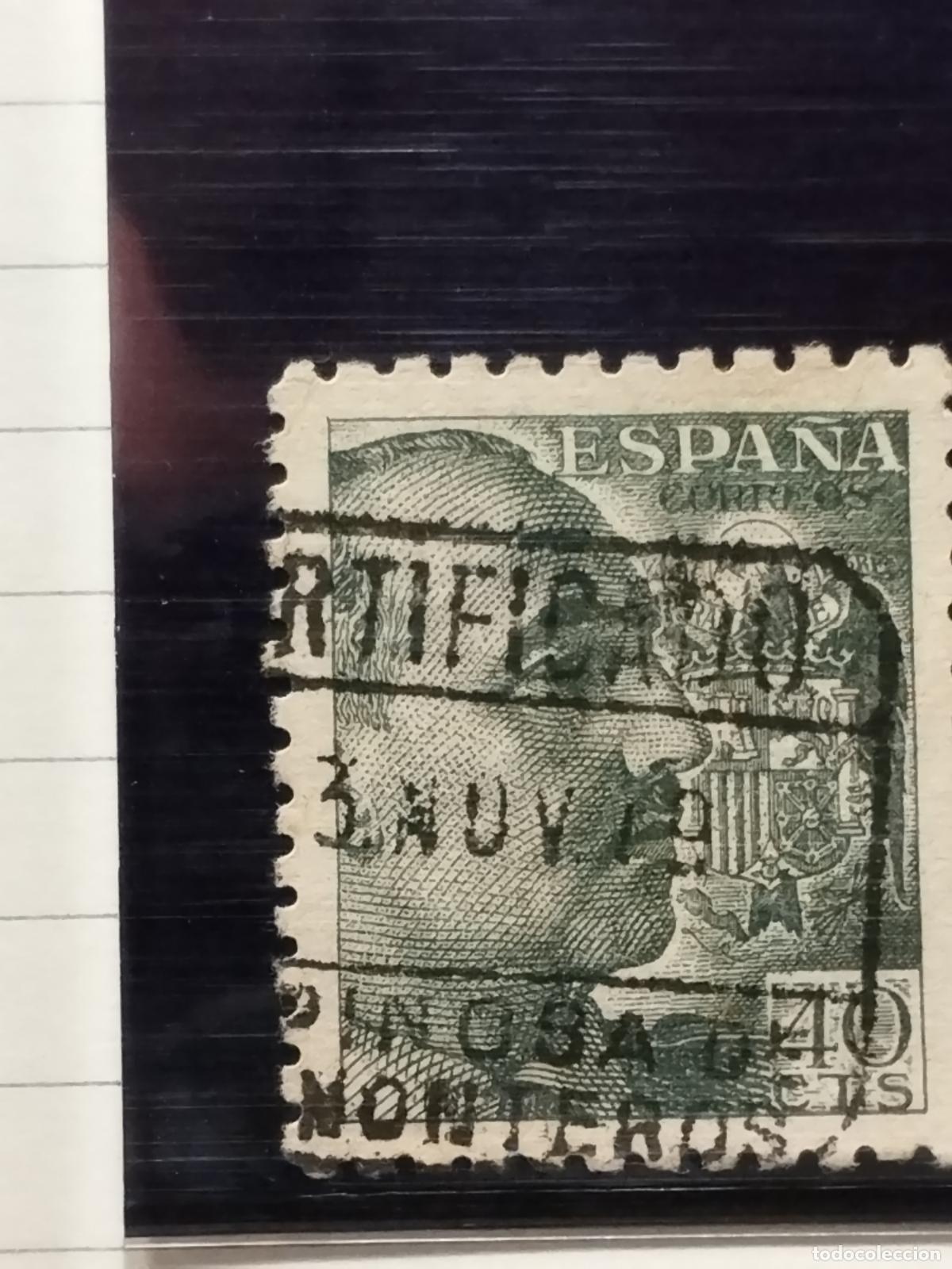 Briefmarken: FAC ESPA&Ntilde;A. EDIFIL 925. CERTIFICADO DE ESPINOSA DE LOS MONTEROS. BURGOS. BONITO.