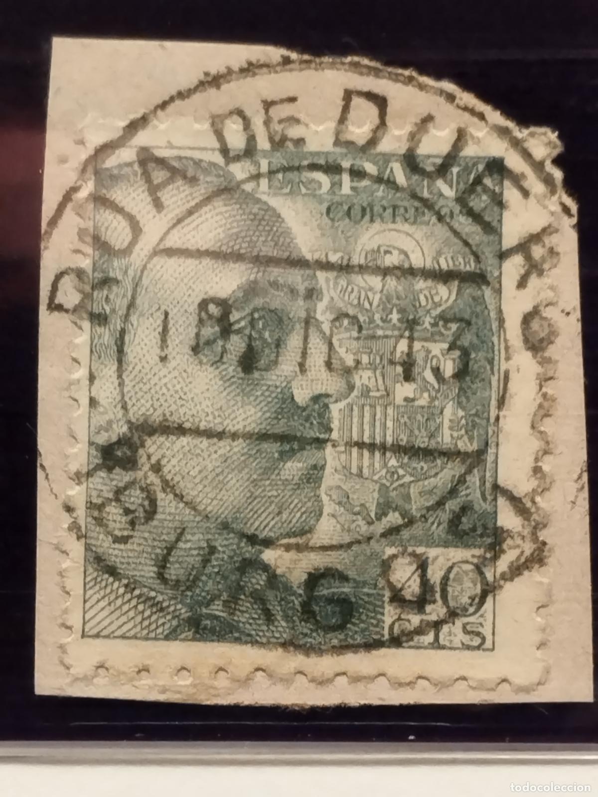Briefmarken: FAC ESPA&Ntilde;A. EDIFIL 925. FECHADOR DE RUA DE DUERO SOBRE FRAGMENTO. BURGOS. LUJO Y RARO..