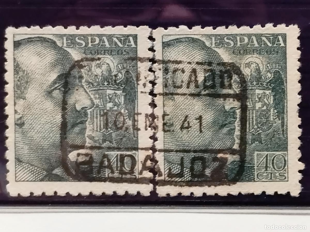 Selos: FAC ESPA&Ntilde;A. EDIFIL 925 EN PAREJA. CERTIFICADO DE BADAJOZ. LUJO.