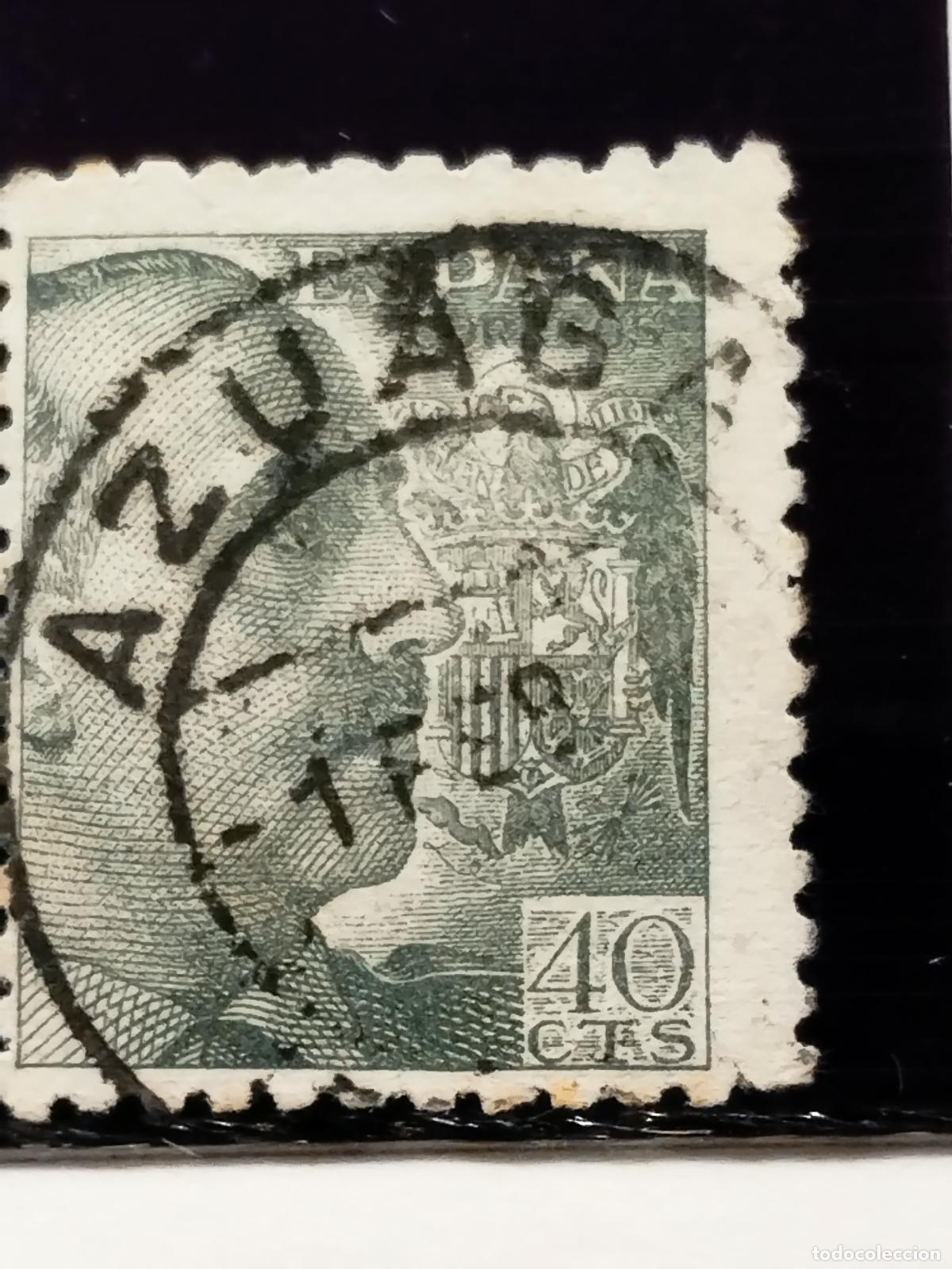 Briefmarken: FAC ESPA&Ntilde;A. EDIFIL 925. FECHADOR DE AZUAGA. BADAJOZ. LUJO.
