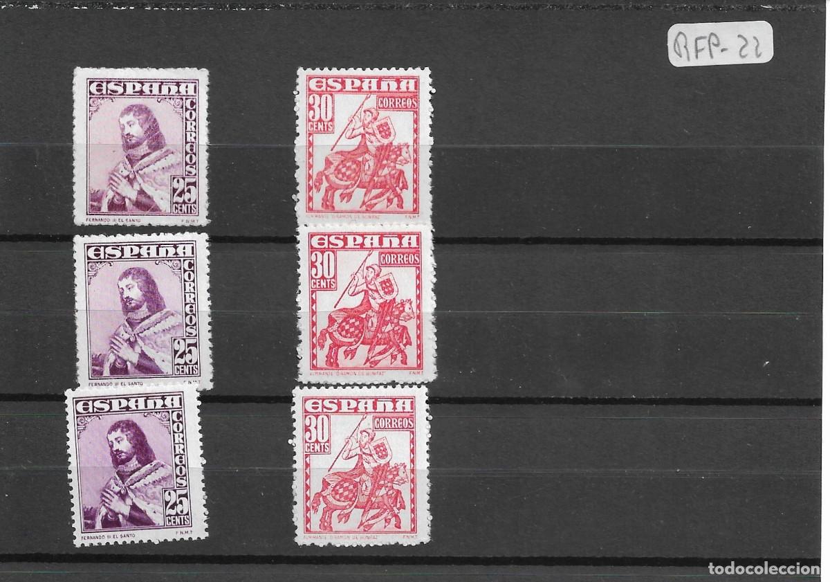 Timbres: Sellos de Espa&ntilde;a A&ntilde;o 1948 Personajes 3 Series nuevas** N&ordm; Edifil 1033//34