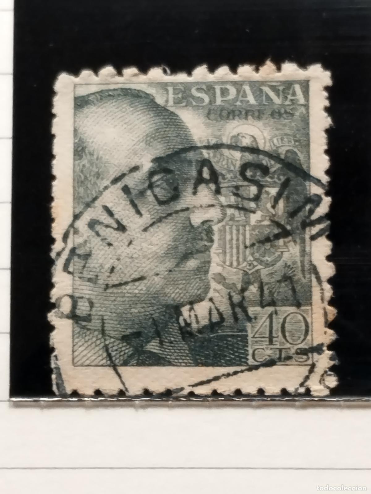 Selos: FAC ESPA&Ntilde;A. EDIFIL 925. FECHADOR DE BENICARLO. CASTELLON. LUJO Y RARO.