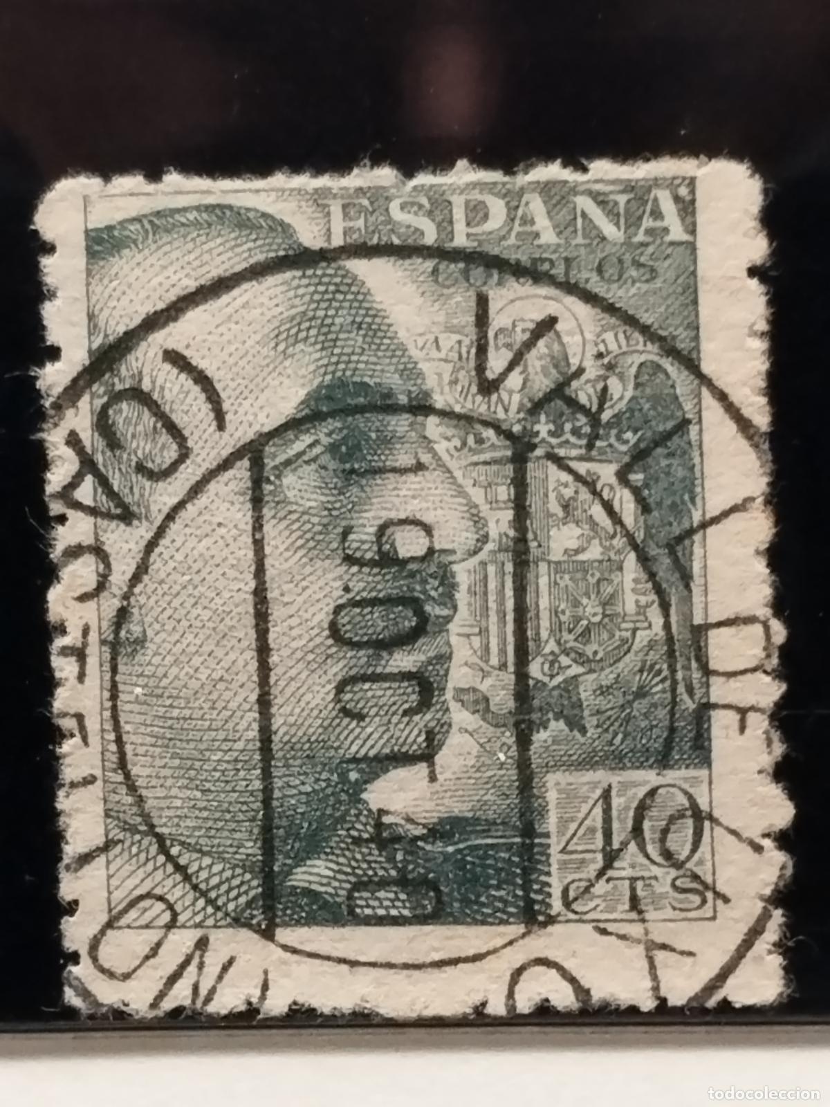 Francobolli: FAC ESPA&Ntilde;A. EDIFIL 925. FECHADOR DE VALL DE UXO. CASTELLON. LUJO.