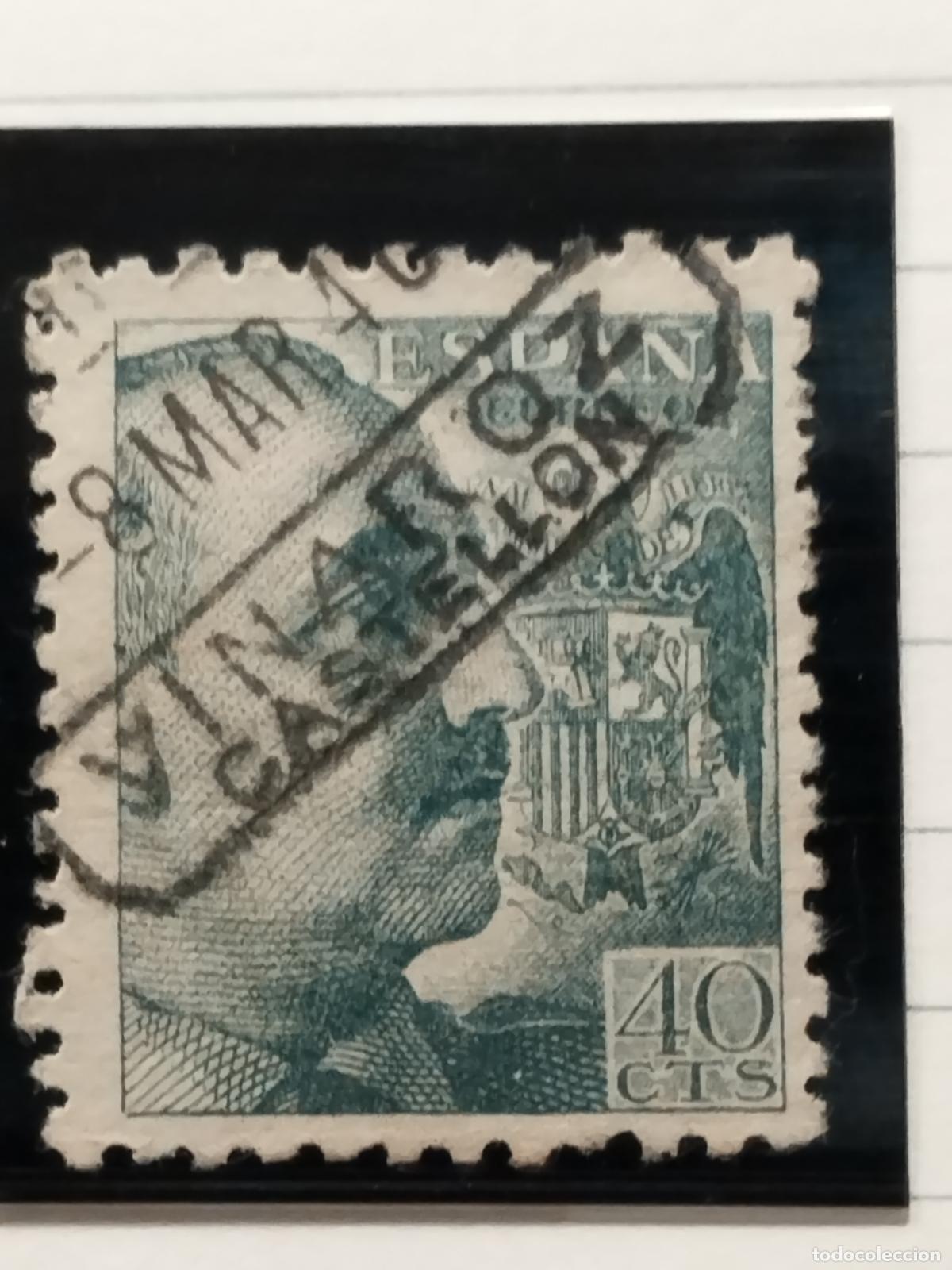 Francobolli: FAC ESPA&Ntilde;A. EDIFIL 925. FECHADOR CERTIFICADO DE VINAROZ. CASTELLON. LUJO.