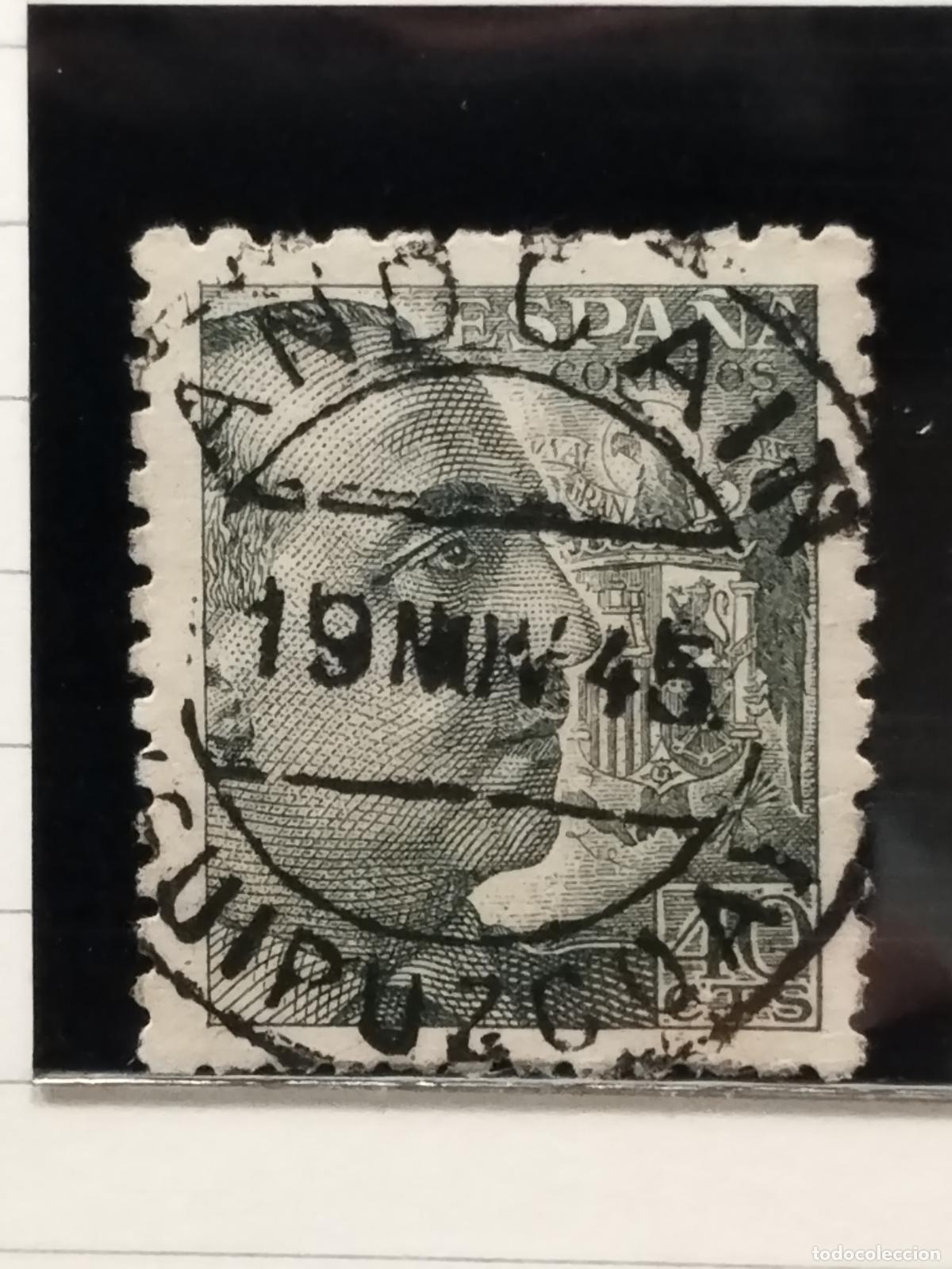 Stamps: FAC ESPA&Ntilde;A. EDIFIL 925. FECHADOR DE ANDOAIN. GUIPUZCOA. LUJO.